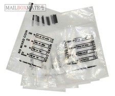 PLASTIC COIN BAGS - MONEY BANK BAGS NO MIXED COINS CHANGE CASH RETAIL BAG