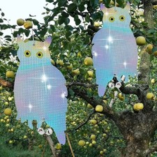 Owl shape discs reflective - owl,