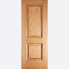 LPD Internal Arnhem Oak Pre Finished 2 Panel Solid Doors