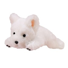 West Highland White Terrier Dog White Westie Puppy Stuffed Animals Plush Toys 