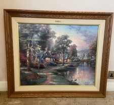 Thomas Kinkade Hometown Lake