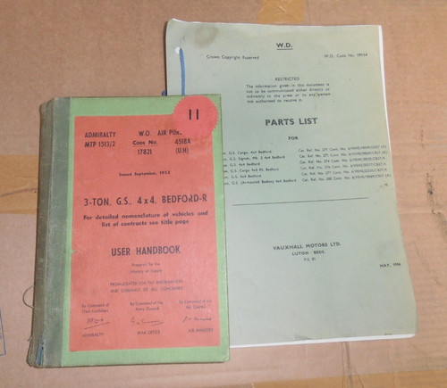 Bedford 4x4 user handbook - rl,