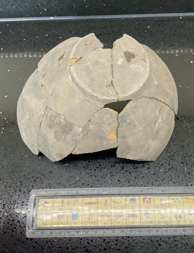 Roman pottery vase incomplete - pottery,