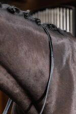 LeMieux Rubber Reins Horse Black or Brown Cob Full Equestrian