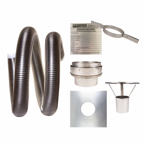 Flexible flue chimney liner - flexible,