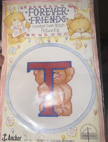 Letter cross stitch kit - stitch,
