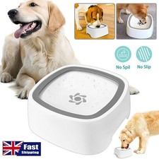 Non Spill Dog Water Bowl,1.5L Splash Proof Pet Water Bowl,Anti Slip Car Dog Bowl