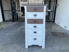Tall Boy Solid Pine Chest With 6 Drawers By Sherry