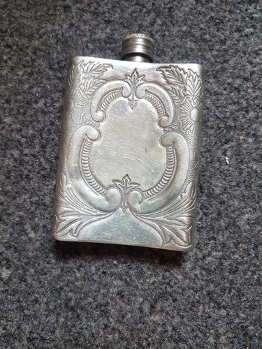 Vintage hip flask - vintage, 3oz