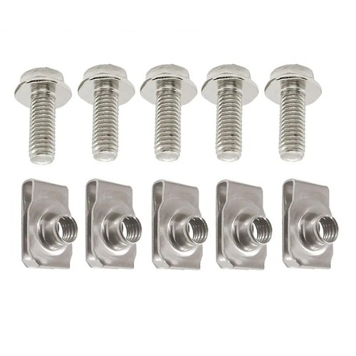 Car nut clips bolts - u, 10pcs