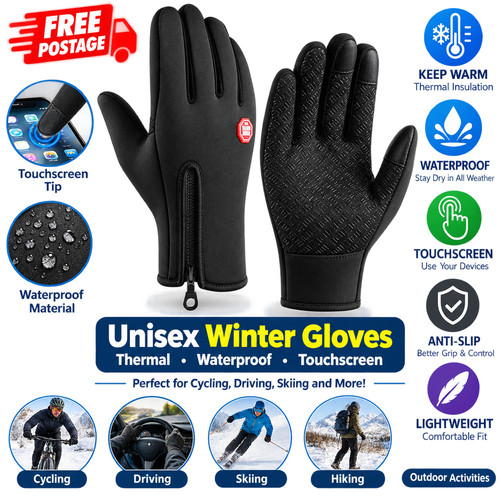 Unisex winter gloves - gloves, thermal