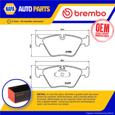 Brake Pads Set fits BMW 525D