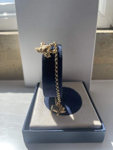 9ct gold chain and - 9ct,