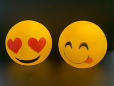 Emoji LED Lamps 2 Set. Safe