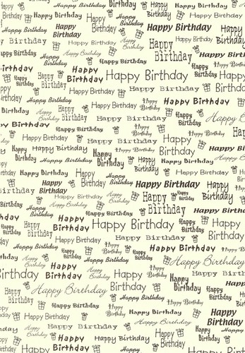 Brown text cream backing - cream,