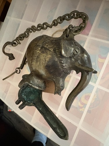Vintage brass elephant - vintage,