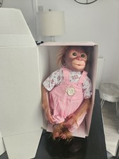 Reborn monkey doll baby - -,