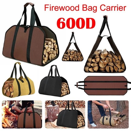 Firewood log carrier canvas - carrier,