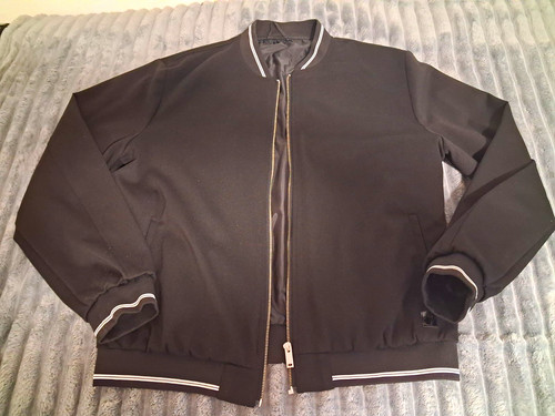 River island black - river, bomber