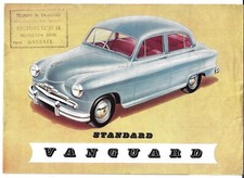 Standard Vanguard Saloon Phase 2 1953-1955 UK Market Sales Brochure