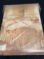 SNGLE DUVET SET BNIP Camille Chintz Single Duvet Set Cream Floral RECTELLA