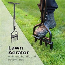 Lawn aerator tool manual - aerator, plug