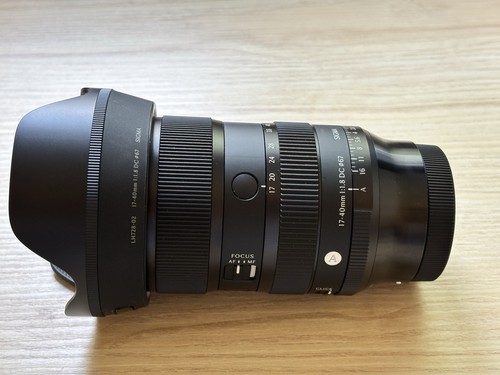 Sigma 40mm dc - f1.8, lens