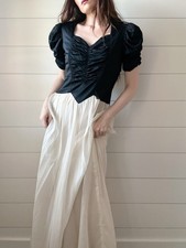 1930s bias cut evening - evening, gown