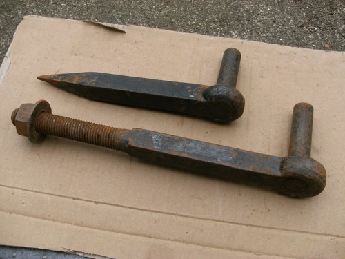 Heavy duty gate hooks old - gate,