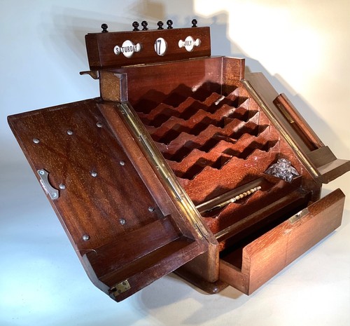 Antique mahogany stationery - antique,