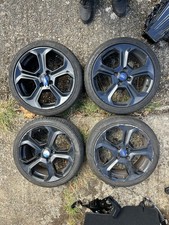 FORD FIESTA MK7 ST 180 ALLOY WHEEL SET OF 4 BLACK 205/40/17 7Jx17 Genuine
