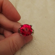 Red round Unknown Gem And