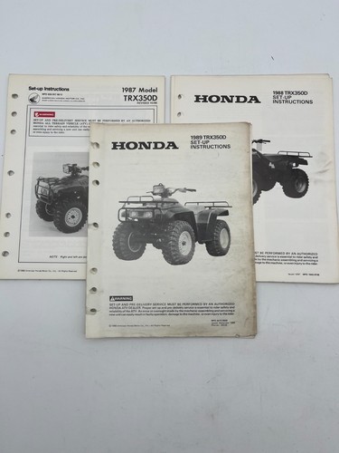Honda trx350d factory set - honda,