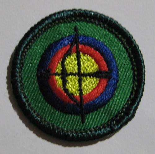 Girl scout junior - girl, archery
