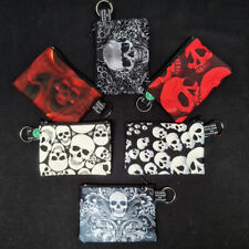 Infinity Skulls Glow in the dark Coin Purse Cash Money Wallet Cotton Xmas Gift