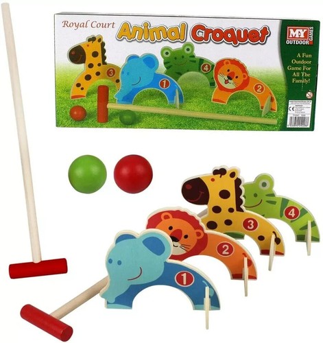 Animal croquet golf toy - animal,