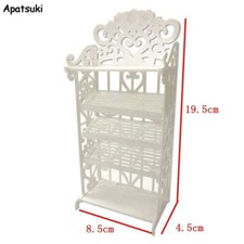 1Set Doll Shoes Rack Dollhouse