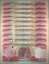 250,000 IQD Iraqi Dinar