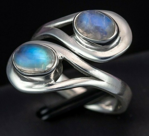 Gorgeous double moonstone 925 - double,