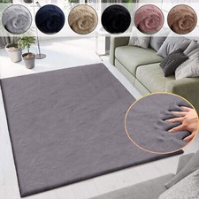 Large Rabbit Fur Rug Soft