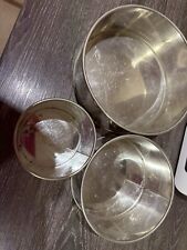 Set Of Three Professional Cake Tins