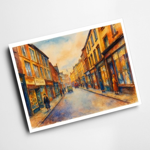 Print commercial street - -,