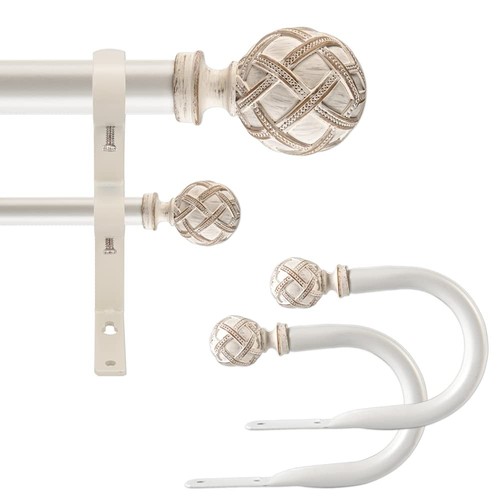 Double curtain pole set - curtain,
