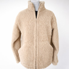 Pure Wool Zip Up  Jacket  ~