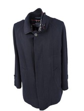 Burberry Navy Car Coat Trench