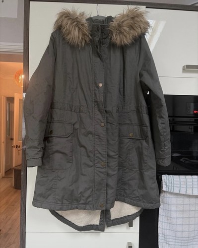Ladies parka style coat size - ladies,