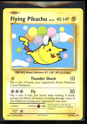 Flying pikachu 110 108 - pikachu, 110/108