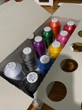 MADEIRA Rheingold Starter Thread Set - 10 new 5000m NR40 cones various colours