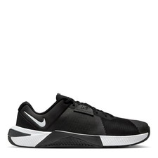 NIKE Mens Black & White Metcon