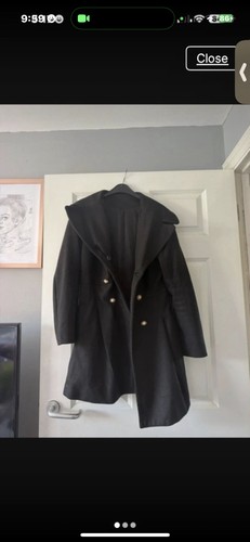 Black coat - black,